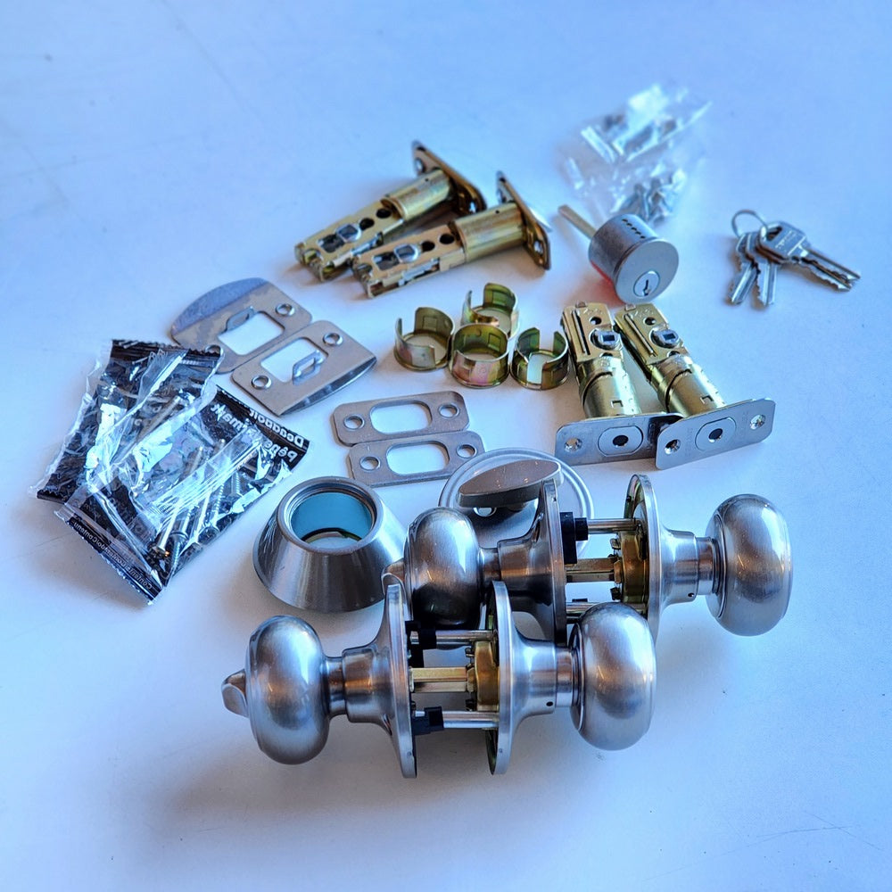 Hartford Satin Nickel Single Cylinder Keyed Entry Project Pack (32BGX2D1BD) Hartford Satin Nickel Single Cylinder Keyed Entry Project Pack (32BGX2D1BD)